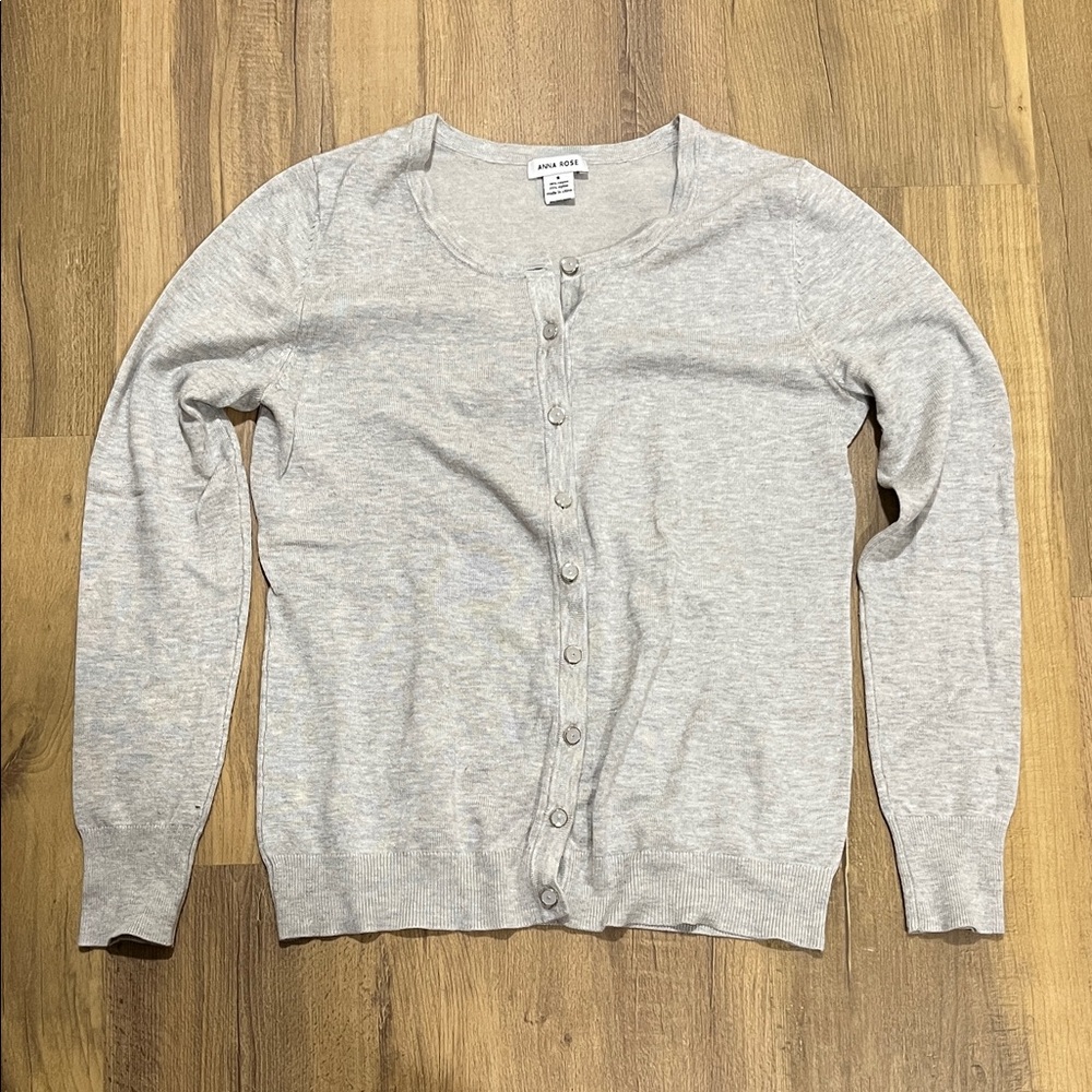 Anna Rose size S gray sweater